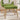 Taburet, verde deschis, 45x29,5x35 cm, catifea