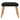 Taburet, negru, 45x29,5x35 cm, catifea
