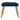 Taburet, albastru, 45x29,5x35 cm, catifea
