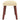 Taburet, crem, 45x29,5x35 cm, material textil