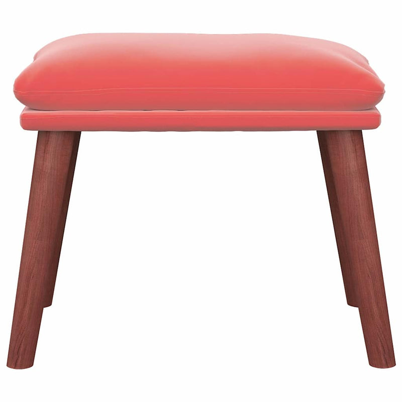 Taburet, roz, 45x29,5x35 cm, catifea