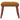 Taburet, maro, 45x29,5x35 cm, catifea