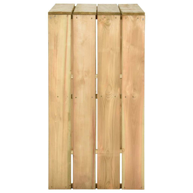 Masă de bar, 100x60x110 cm, lemn de pin tratat