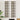 Suport sticle de vin, de perete, 10 sticle, 2 buc., alb, metal