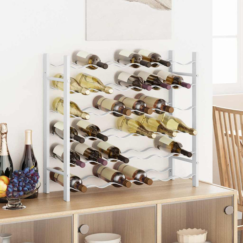 Suport sticle de vin pentru 36 sticle, metal