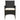 Set mobilier de exterior cu perne, 5 piese, negru, poliratan