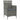 Set mobilier de exterior cu perne, 5 piese, gri, poliratan