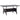 Set mobilier de grădină, 3 piese, perne negre, poliratan