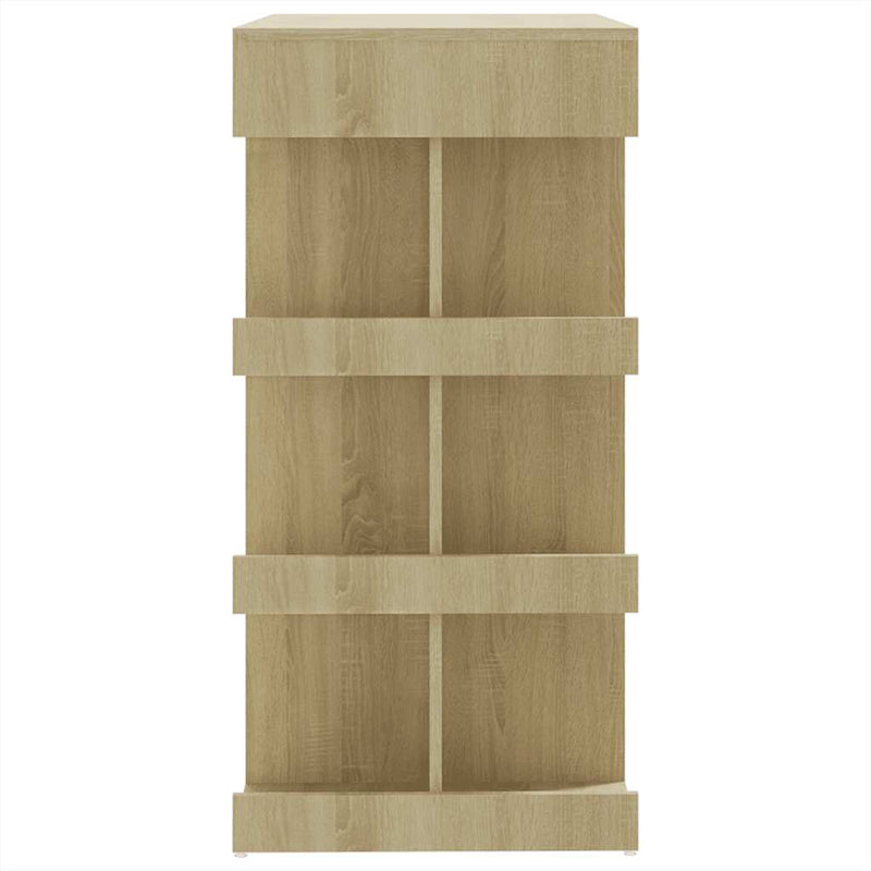 Masă bar cu raft depozitare stejar sonoma 100x50x101,5 cm PAL