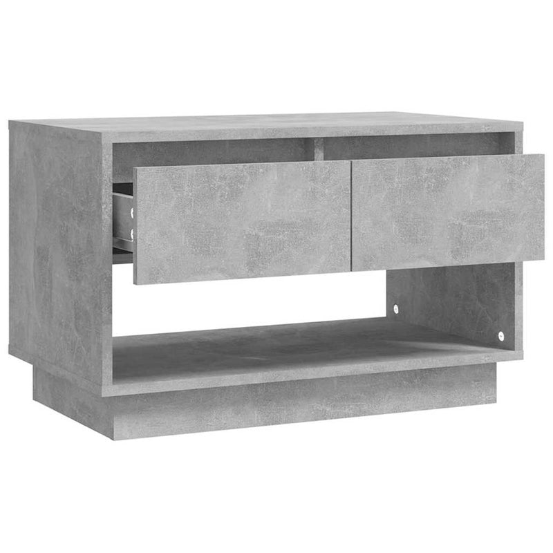Comodă TV, gri beton, 70x41x44 cm, PAL