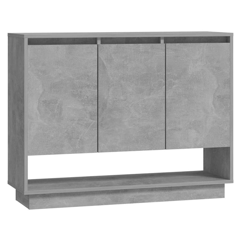 Servantă, gri beton, 97x31x75 cm, PAL