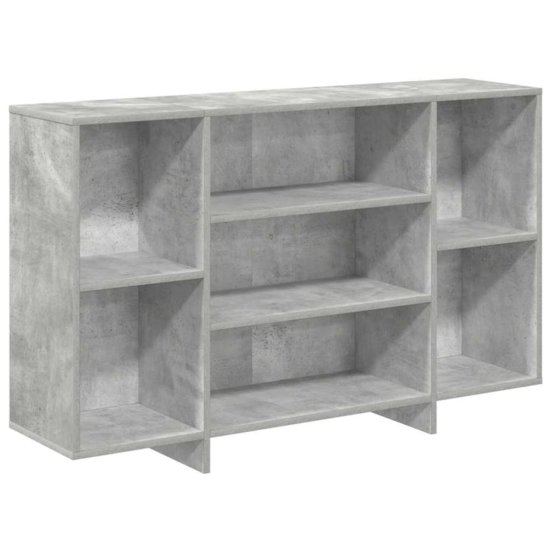 Servantă, gri beton, 120x30x75 cm, PAL