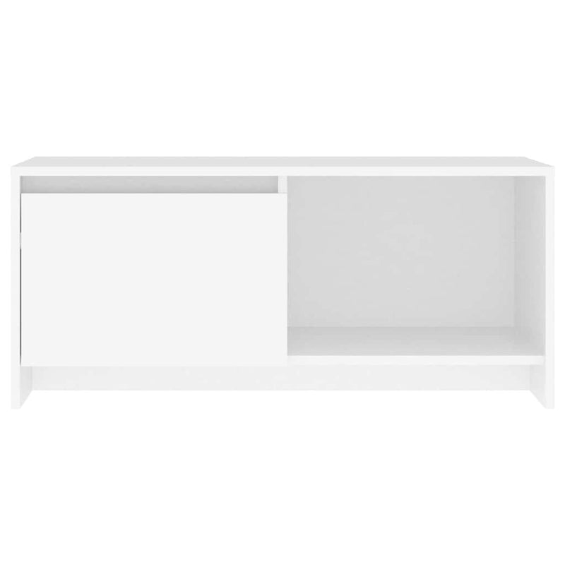 Comodă TV, alb, 90x35x40 cm, PAL