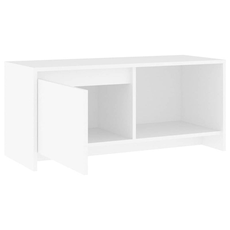Comodă TV, alb, 90x35x40 cm, PAL