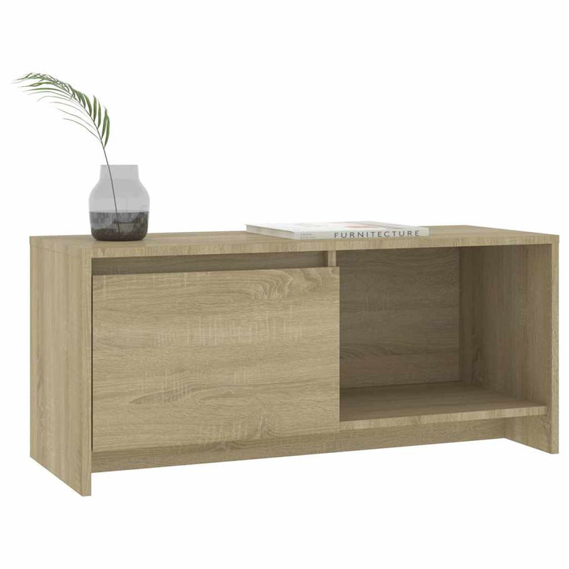 Comodă TV, stejar sonoma, 90x35x40 cm, PAL