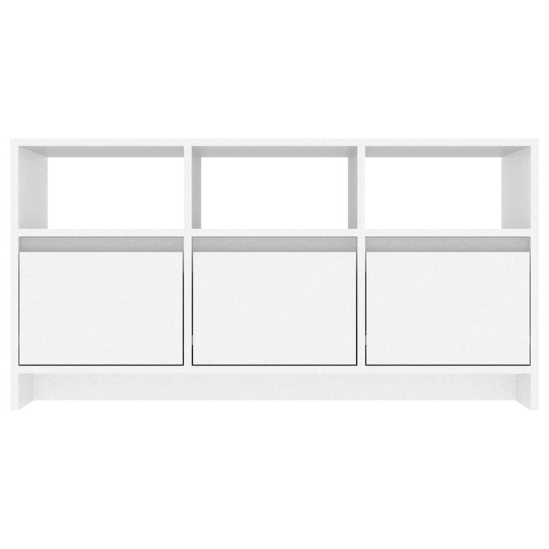 Comodă TV, alb, 102x37,5x52,5 cm, PAL
