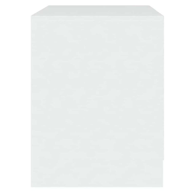 Noptiere, 2 buc., alb, 45x34,5x44,5 cm, PAL
