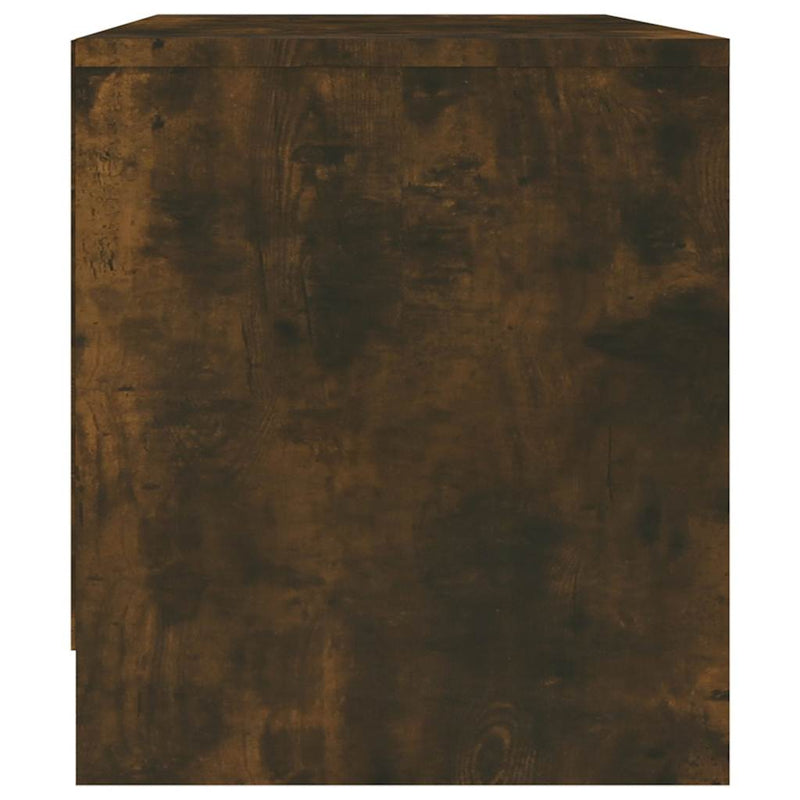 Comodă TV, stejar afumat, 90x35x40 cm, PAL