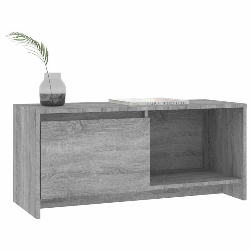 Comodă TV, sonoma gri, 90x35x40 cm, PAL