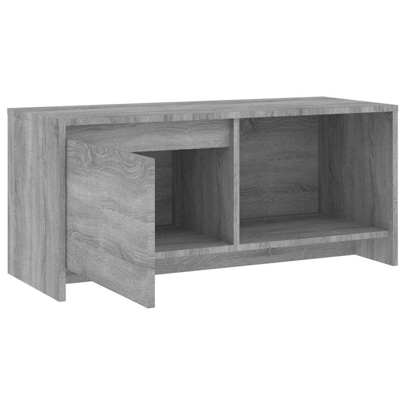 Comodă TV, sonoma gri, 90x35x40 cm, PAL