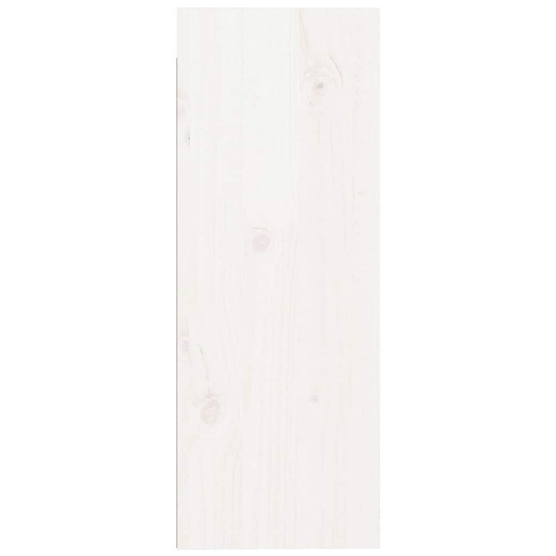 Dulapuri de perete, 2 buc., alb, 30x30x80 cm, lemn masiv de pin