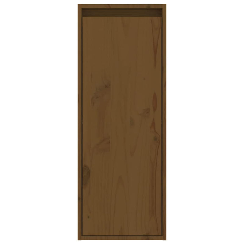 Dulapuri de perete 2 buc. maro miere 30x30x80 cm lemn de pin