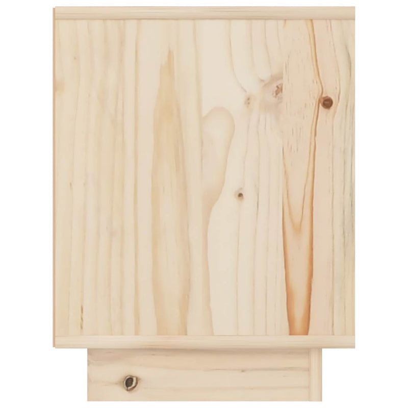 Noptiere, 2 buc., 40x30x40 cm, lemn masiv de pin