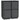 Servante, 2 buc., gri, 31,5x34x75 cm, lemn masiv de pin