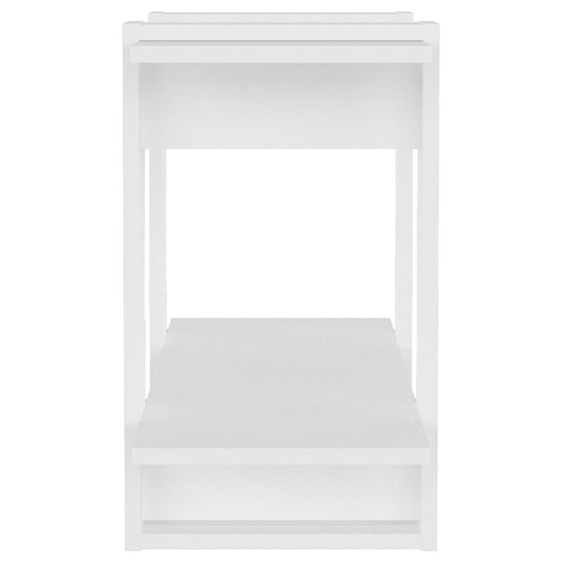 Bibliotecă/Separator cameră, alb, 80x30x51 cm