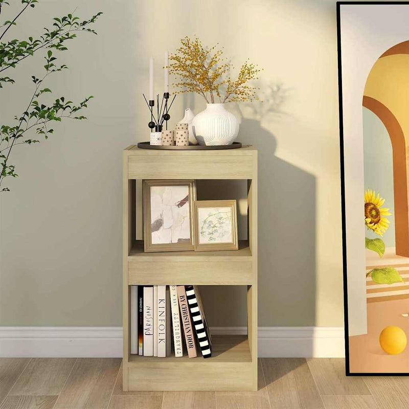 Bibliotecă/Separator cameră, stejar sonoma, 40x30x72 cm