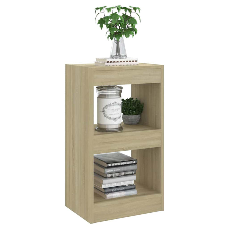 Bibliotecă/Separator cameră, stejar sonoma, 40x30x72 cm