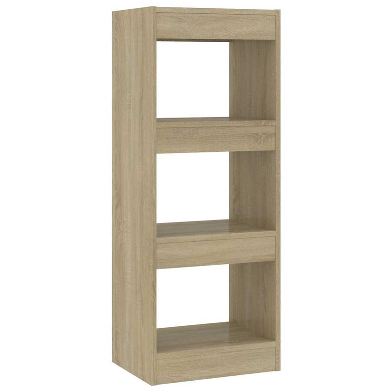 Bibliotecă/Separator cameră, stejar sonoma, 40x30x103 cm, PAL