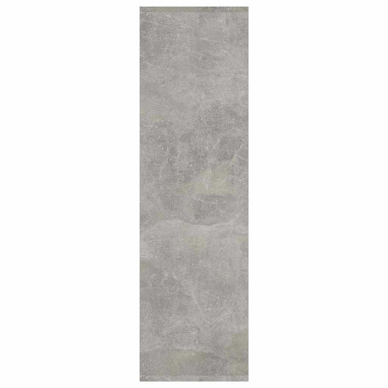 Bibliotecă/Separator cameră, gri beton, 40x30x103 cm, PAL