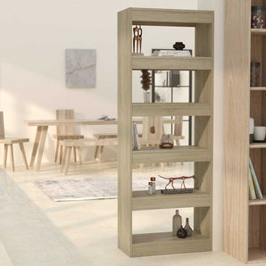 Bibliotecă/Separator cameră, stejar sonoma, 60x30x166 cm, PAL