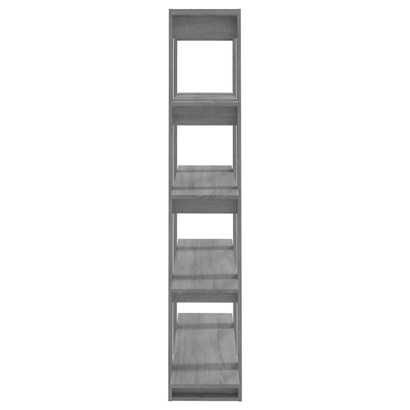 Bibliotecă/Separator cameră, gri sonoma, 100x30x160 cm
