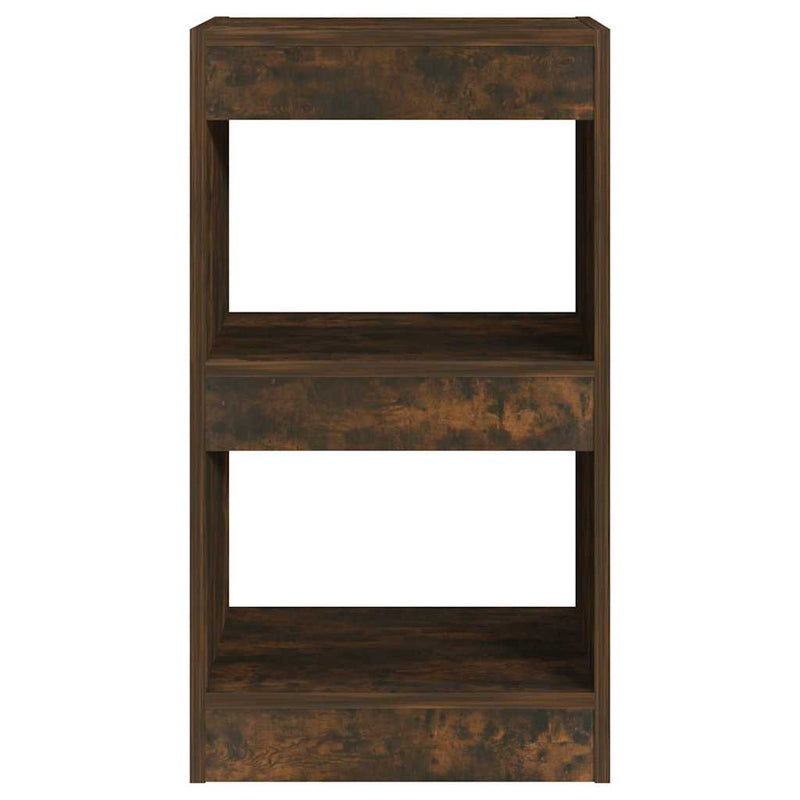 Bibliotecă/Separator cameră, stejar fumuriu, 40x30x72 cm