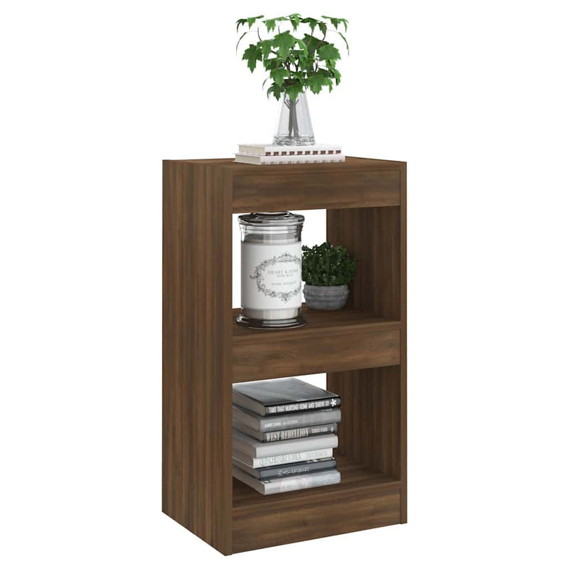 Bibliotecă/Separator cameră, stejar maro, 40x30x72 cm