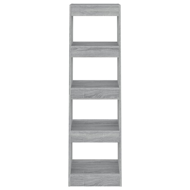 Bibliotecă/Separator cameră, gri sonoma, 40x30x135 cm