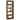 Bibliotecă/Separator stejar afumat 60x30x166 cm, lemn prelucrat