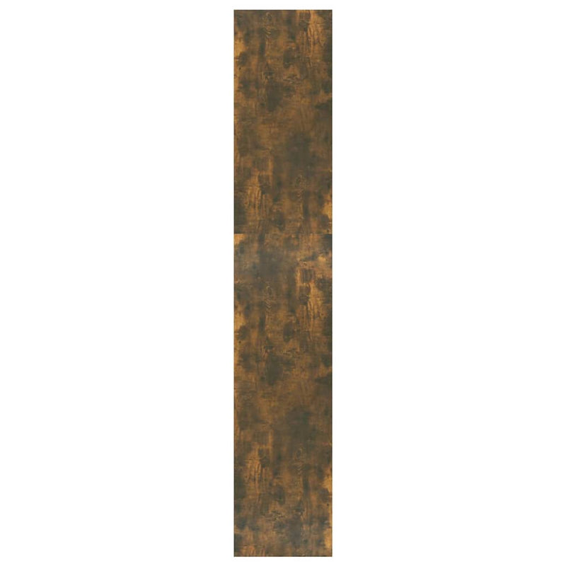 Bibliotecă/Separator stejar afumat 60x30x166 cm, lemn prelucrat