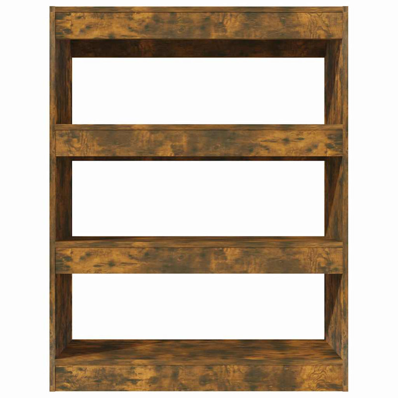 Bibliotecă/Separator cameră, stejar, 80x30x103cm, lemn compozit