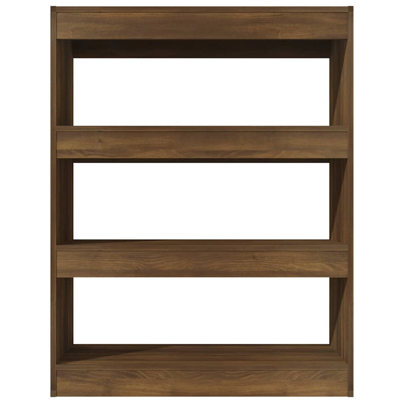 Bibliotecă/Separator cameră, stejar, 80x30x103cm lemn compozit