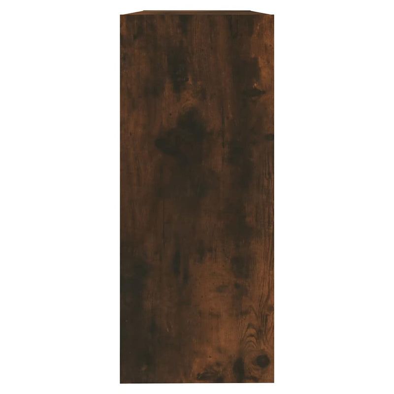 Bibliotecă/Separator cameră, stejar fumuriu, 100x30x72 cm