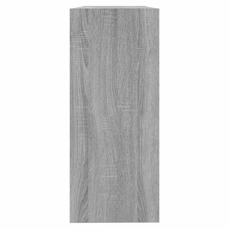 Bibliotecă/Separator cameră, gri sonoma, 100x30x72 cm