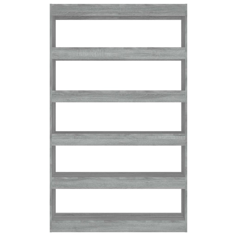 Bibliotecă/Separator cameră, gri sonoma, 100x30x166 cm