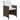 Set mobilier de exterior cu perne, 11 piese, maro, poliratan