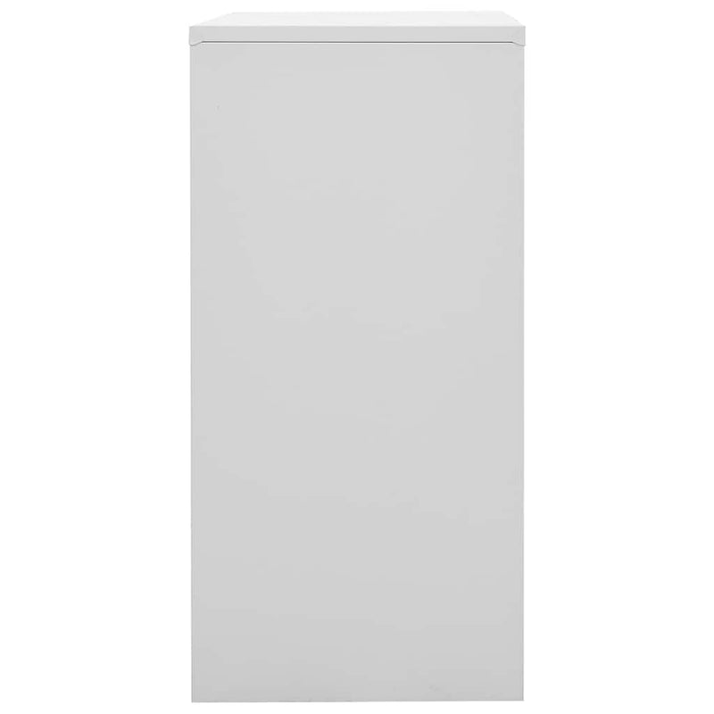 Dulapuri vestiar 2 buc. gri deschis și verde 90x45x92,5 cm oțel
