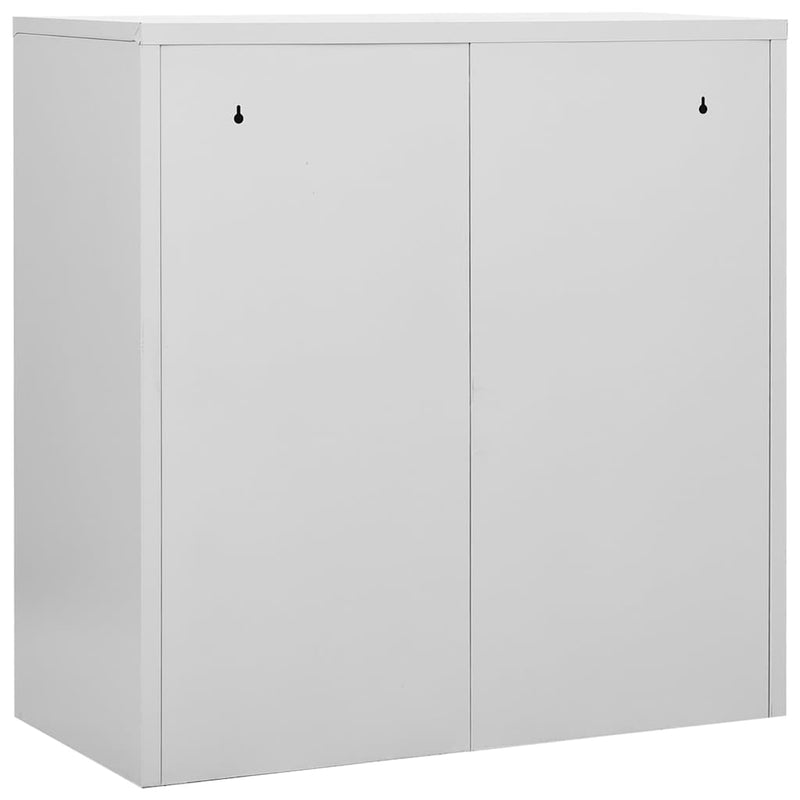 Dulapuri vestiar 5 buc. gri deschis/albastru 90x45x92,5 cm oțel