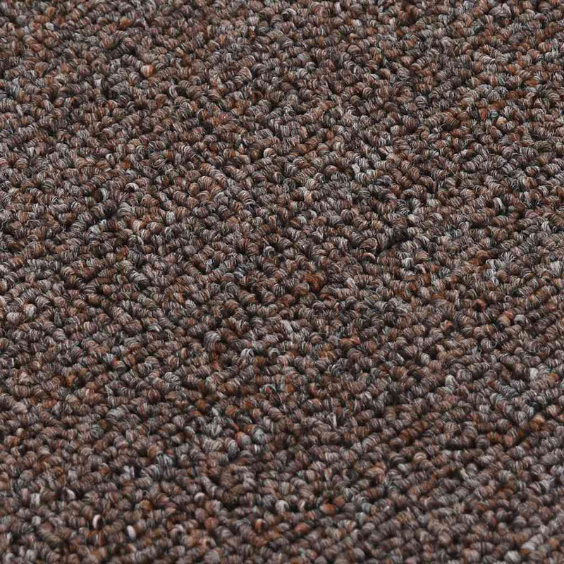 Covorașe de scări, 15 buc., maro, 75x20 cm, dreptunghiular
