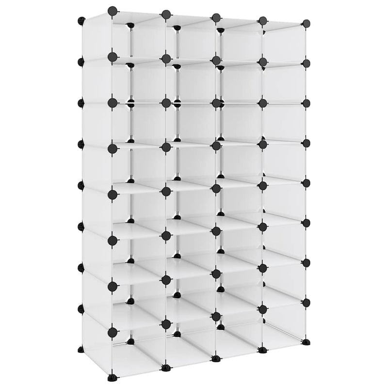 Suport de pantofi, transparent, 93x36,5x140 cm, PP